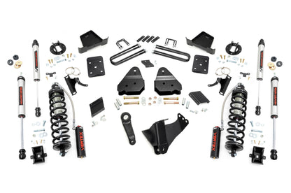 Fits Ford F-250 Super Duty 4WD (2015-2016) 4.5" Lift Kit; OVLD; C/O V2; 56758