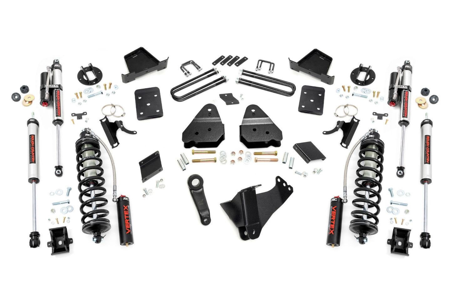Fits Ford F-250 Super Duty 4WD (15-16) 4.5" Lift Kit; OVLD; C/O Vertex; 56759