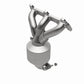 Catalytic Converter with Integrated Exhaust Manifold for HM Grade Federal / EPA Compliant Direct-Fit Manifold Catalytic