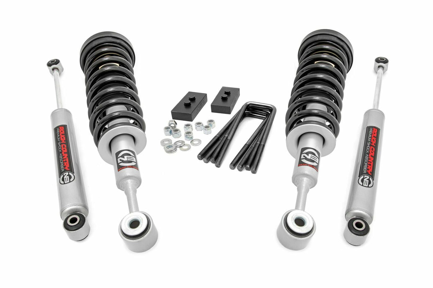 Fits Ford F-150 4WD (2004-2008) 2.5 Inch Lift Kit; N3 Struts/N3; 57031