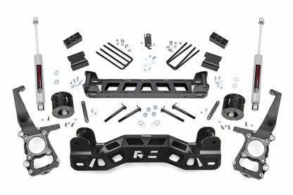 Fits Ford F-150 2WD (2011-2014) 4 Inch Lift Kit; 57230