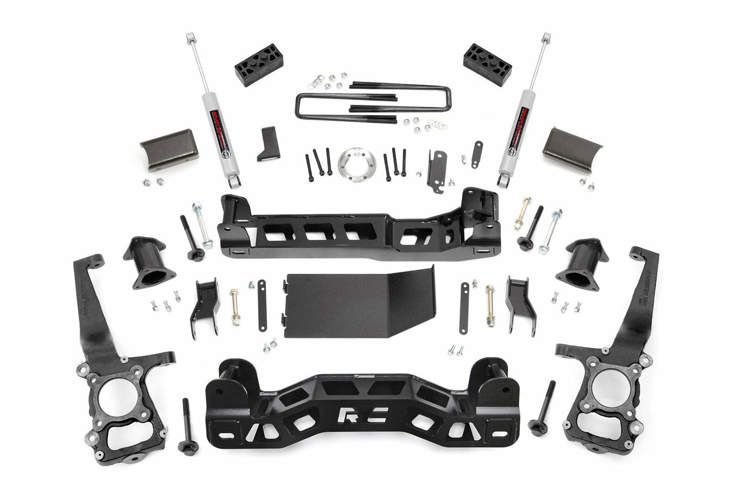 Fits Ford F-150 4WD (2011-2014) 4 Inch Lift Kit; 57430