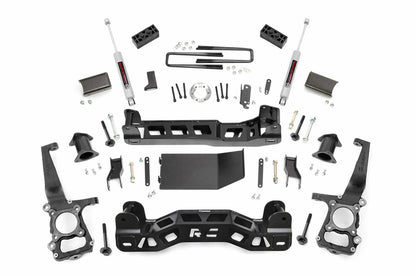 Fits Ford F-150 4WD (2011-2014) 4 Inch Lift Kit; 57430