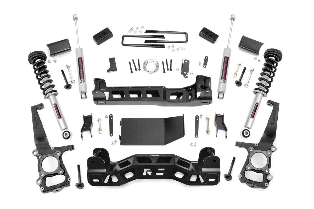 Fits Ford F-150 4WD (2011-2013) 4 Inch Lift Kit; N3 Struts; 57432