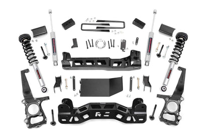 Fits Ford F-150 4WD (2011-2013) 4 Inch Lift Kit; N3 Struts; 57432