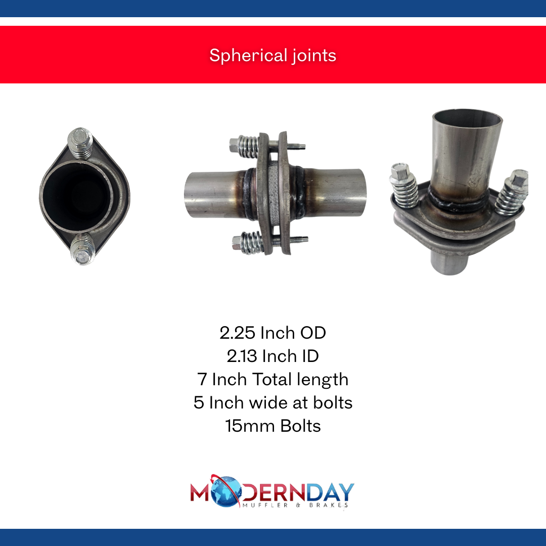2.25 in Outer Diameter Steel Exhaust Flange Repair Spherical Joint