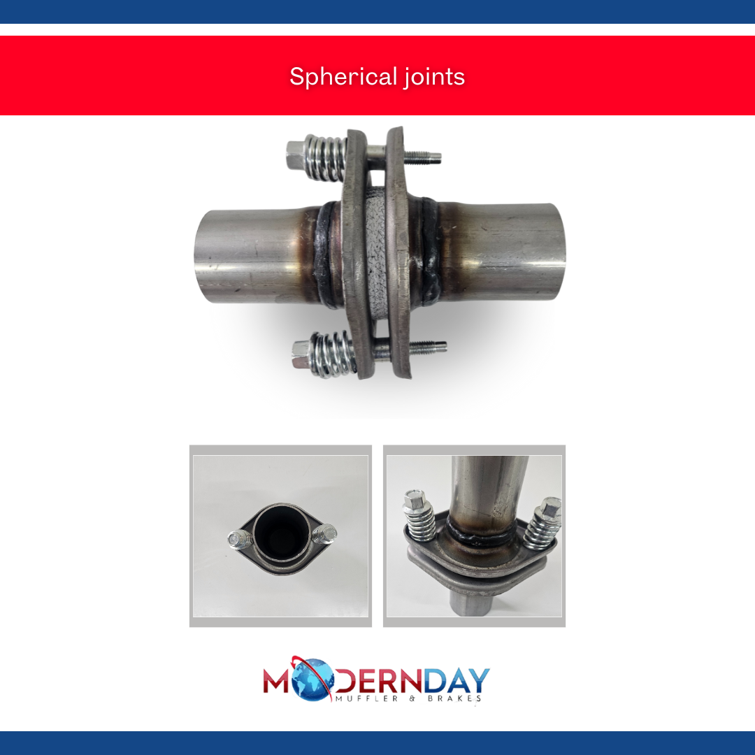 2.5 in Outer Diameter Steel Exhaust Flange Repair Spherical Joint