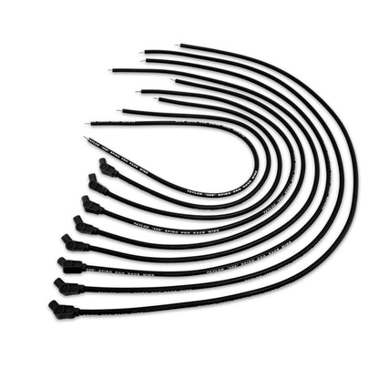 Spark Plug Wire Set Universal 10.4mm Silicone Spiro Pro 409 409 135? Black 79053