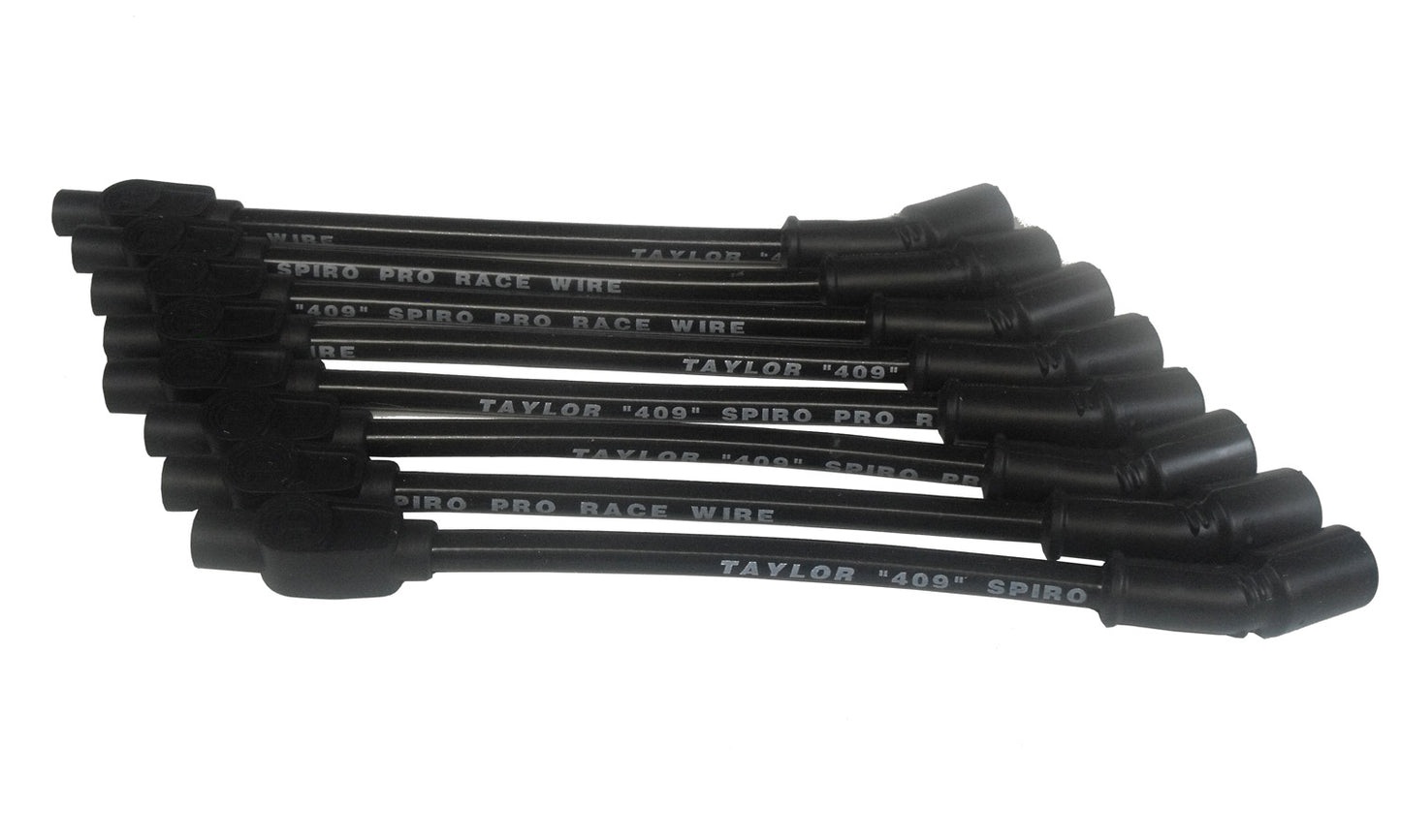 Spark Plug Wire Set Universal 10.4mm Silicone Spiro Pro 409 409 350 ohm/ft 79005