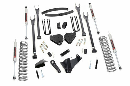 Fits Ford F-250/F-350 SD (05-07) 6" Lift Kit; Diesel; 4 Link; M1; 58040