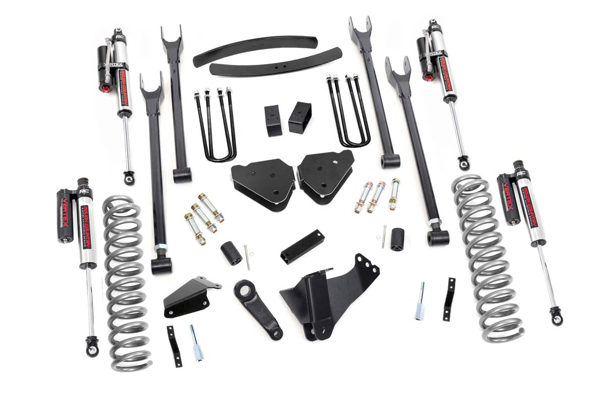 Fits Ford F-250/F-350 SD (05-07) 6" Lift Kit Diesel 4 Link OVLDS Vertex 58050