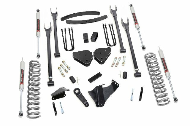 Fits Ford F-250/F-350 SD 4WD (05-07) 6" Lift Kit; Gas; 4 Link; M1; 58140