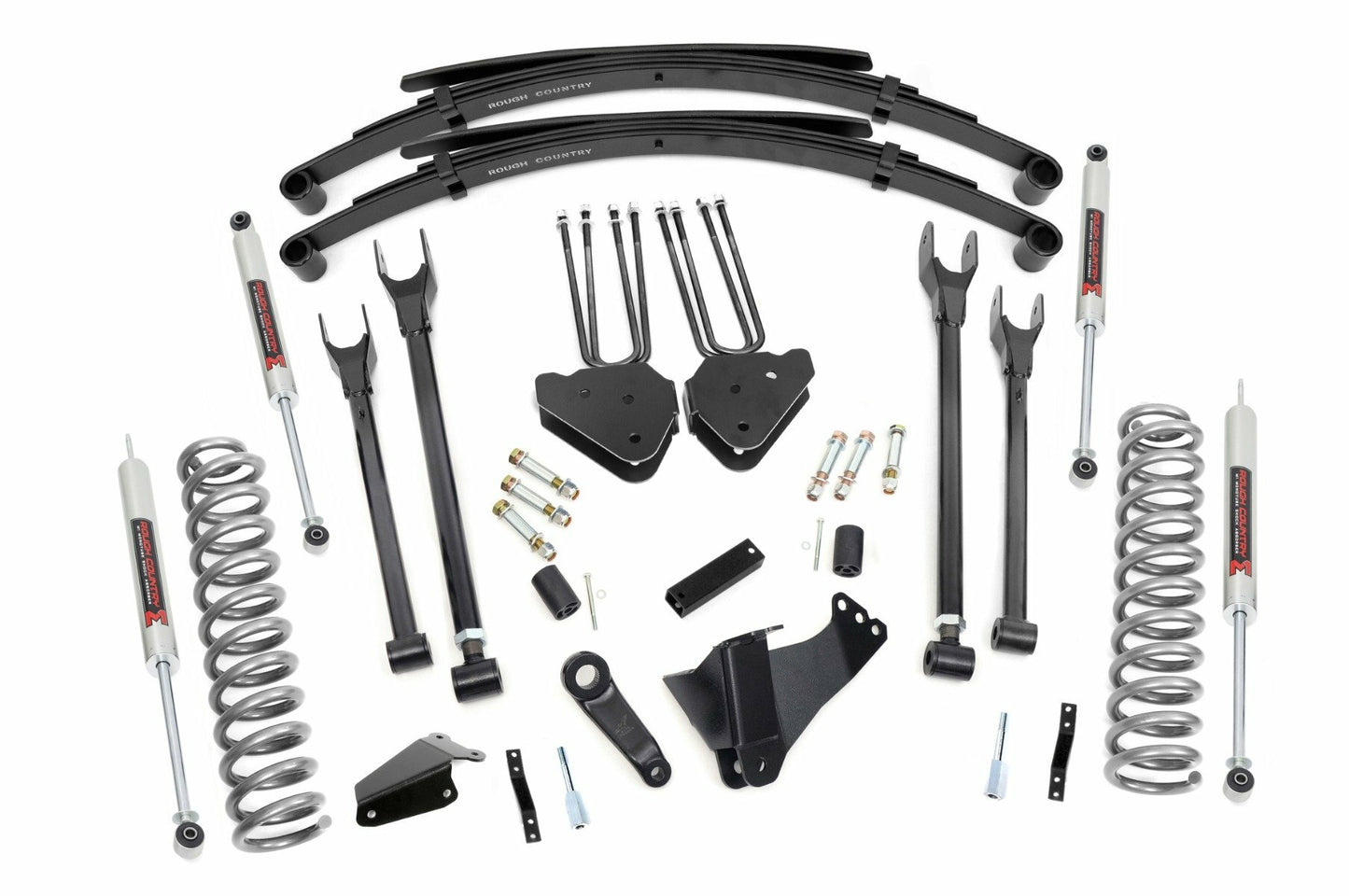 Fits Ford F-250/F-350 SD (05-07) 6" Lift Kit; Diesel; 4 Link; M1; 58240