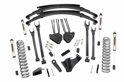 Fits Ford F-250/F-350 SD (05-07) 6" Lift Kit Diesel 4 Link RR Spring V2 58270