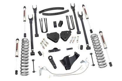 Fits Ford F-250/F-350 SD (08-10) 6" Lift Kit; Diesel; 4 Link; V2; 58470