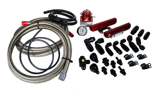 Fuel Injection Fuel Rail Kit EFI Fuel Rail Vehicle Specific Fit Aeromotive 14135-BGPL