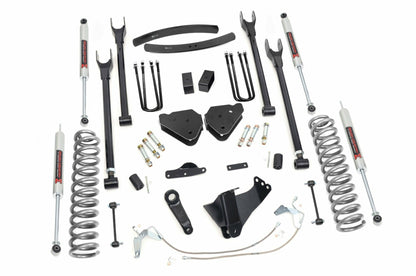 Fits Ford F-250/F-350 SD 4WD (08-10) 6" Lift Kit; Gas; 4 Link; M1; 58840