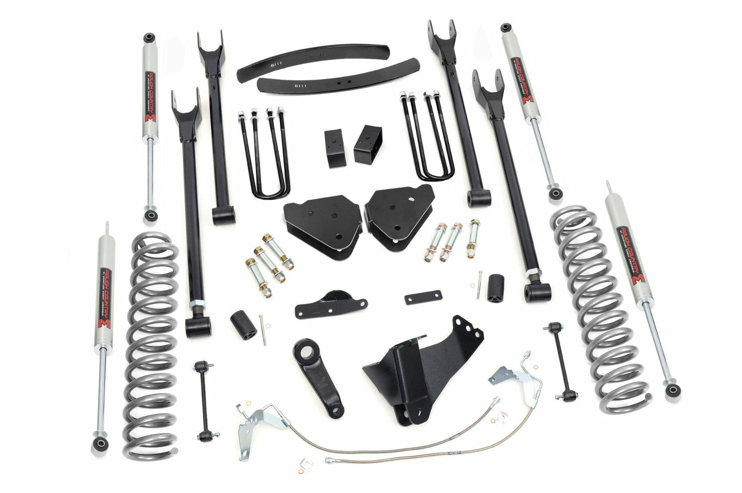 Fits Ford F-250/F-350 SD 4WD (08-10) 6" Lift Kit; Gas; 4 Link; M1; 58840
