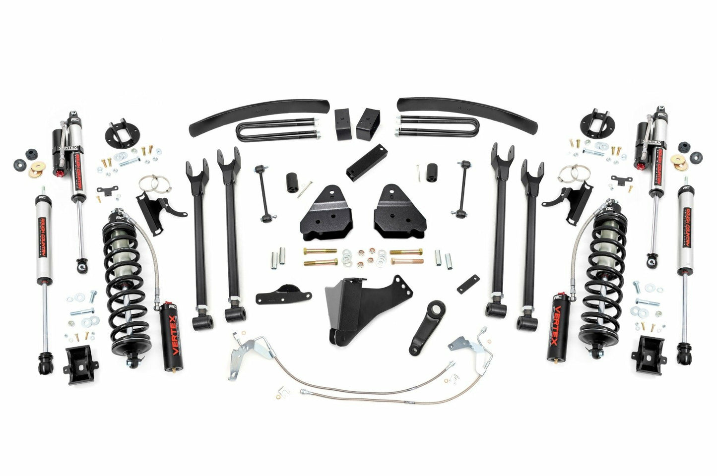 Fits Ford F-250/F-350 SD (08-10) 6" Lift Kit; Gas; 4 Link; C/O Vertex; 58859