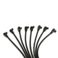 Spark Plug Wire Set Universal 10.4mm Silicone Spiro Pro 409 409 90? Black 79051