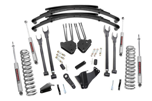 2005-2007 Ford F-350 Super Duty 8 Inch Lift Kit - 4 Link - RR Springs - Ford F-250/F-350 Super Duty (05-07) - 590.2
