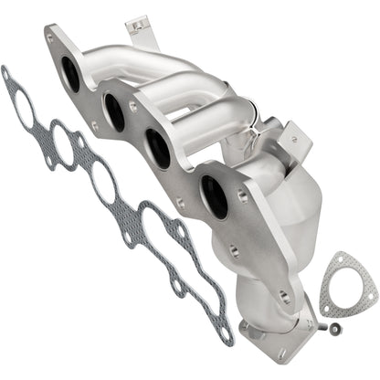 Catalytic Converter with Integrated Exhaust Manifold for HM Grade Federal / EPA Compliant Direct-Fit Manifold Catalytic