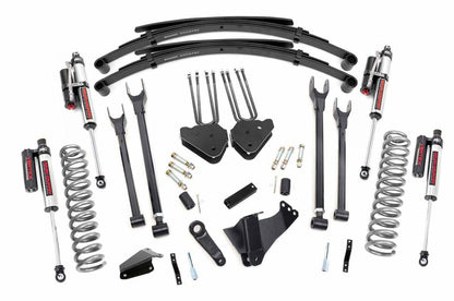Fits Ford F-250/F-350 SD (05-07) 8" Lift Kit; 4 Link; RR Springs; Vertex; 59050