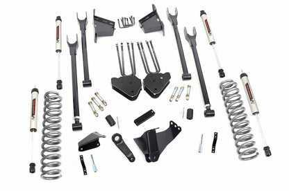 Fits Ford F-250/F-350 SD (05-07) 8" Lift Kit; 4 Link; RR Blocks; V2; 59170