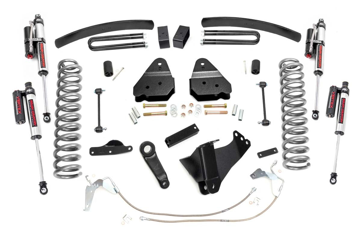 Fits Ford F-250/F-350 SD 4WD (08-10) 6" Lift Kit; Diesel; Vertex; 59450