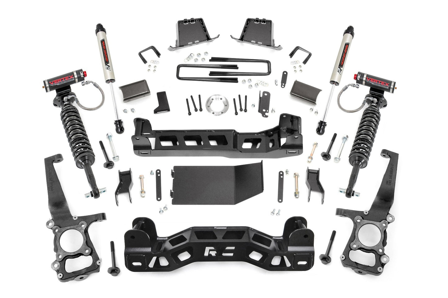 Fits Ford F-150 4WD (2009-2010) 6 Inch Lift Kit; Vertex/V2; 59857