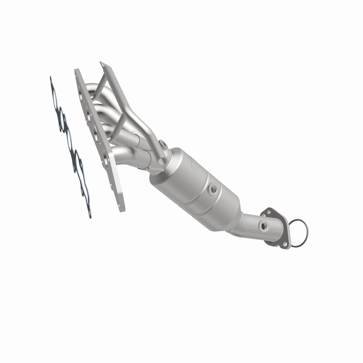 Catalytic Converter with Integrated Exhaust Manifold for HM Grade Federal / EPA Compliant Direct-Fit Manifold Catalytic