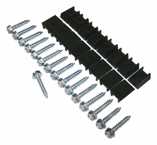 Crown Automotive - Metal Black Fender Flare Hardware Kit - 5AHFRKIT