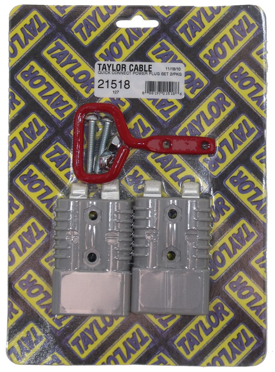 Accessory Power Receptacle Connector 2 AWG (6.5 mm) Gray 21518