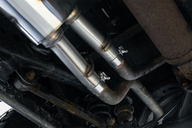 Fits 09-10 Dodge Ram 1500 3" Single in 2.25"" Dual Out Muffler-S5141409 - Performance Mufflers Car Part People