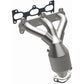 Catalytic Converter with Integrated Exhaust Manifold for HM Grade Federal / EPA Compliant Direct-Fit Manifold Catalytic