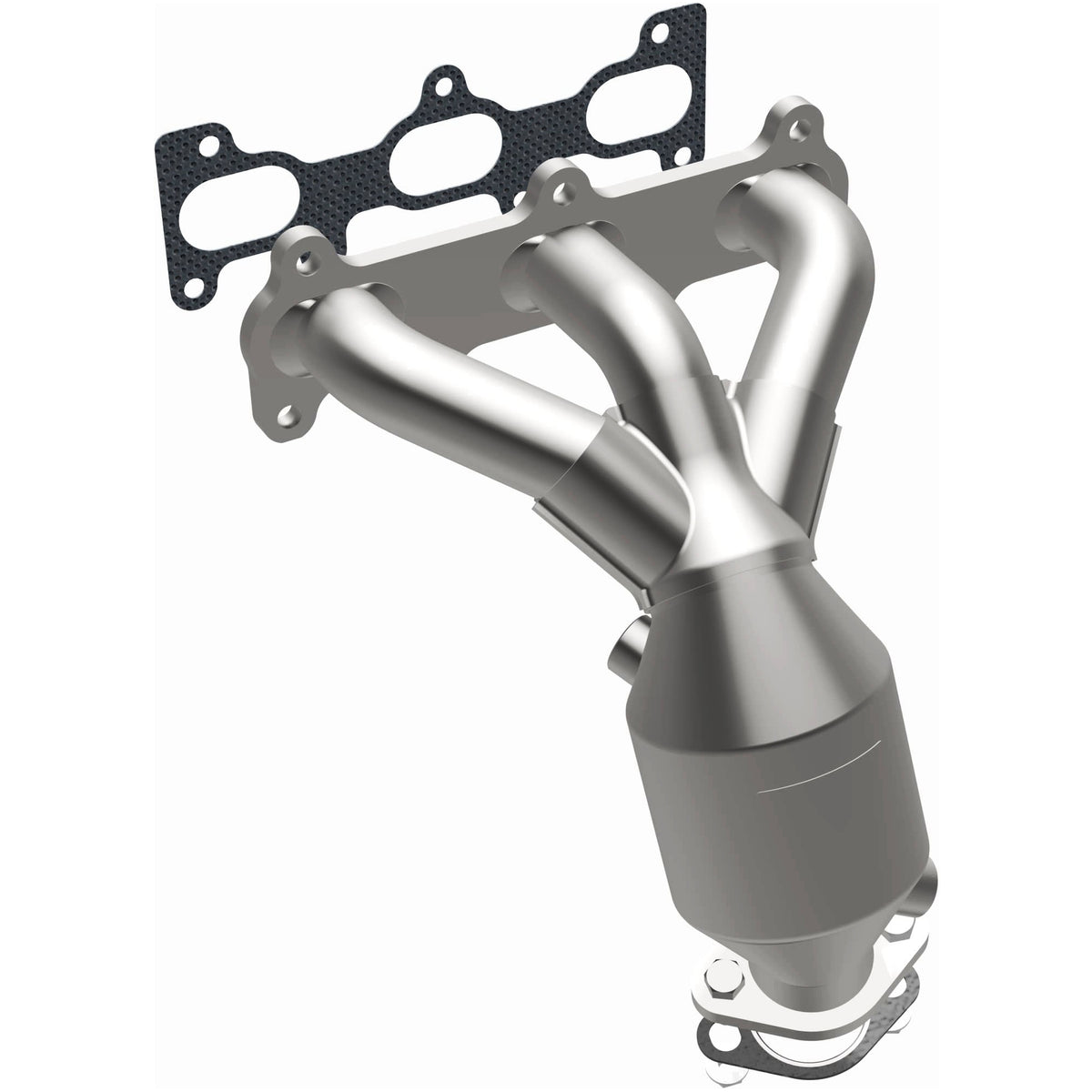 Catalytic Converter with Integrated Exhaust Manifold for HM Grade Federal / EPA Compliant Direct-Fit Manifold Catalytic