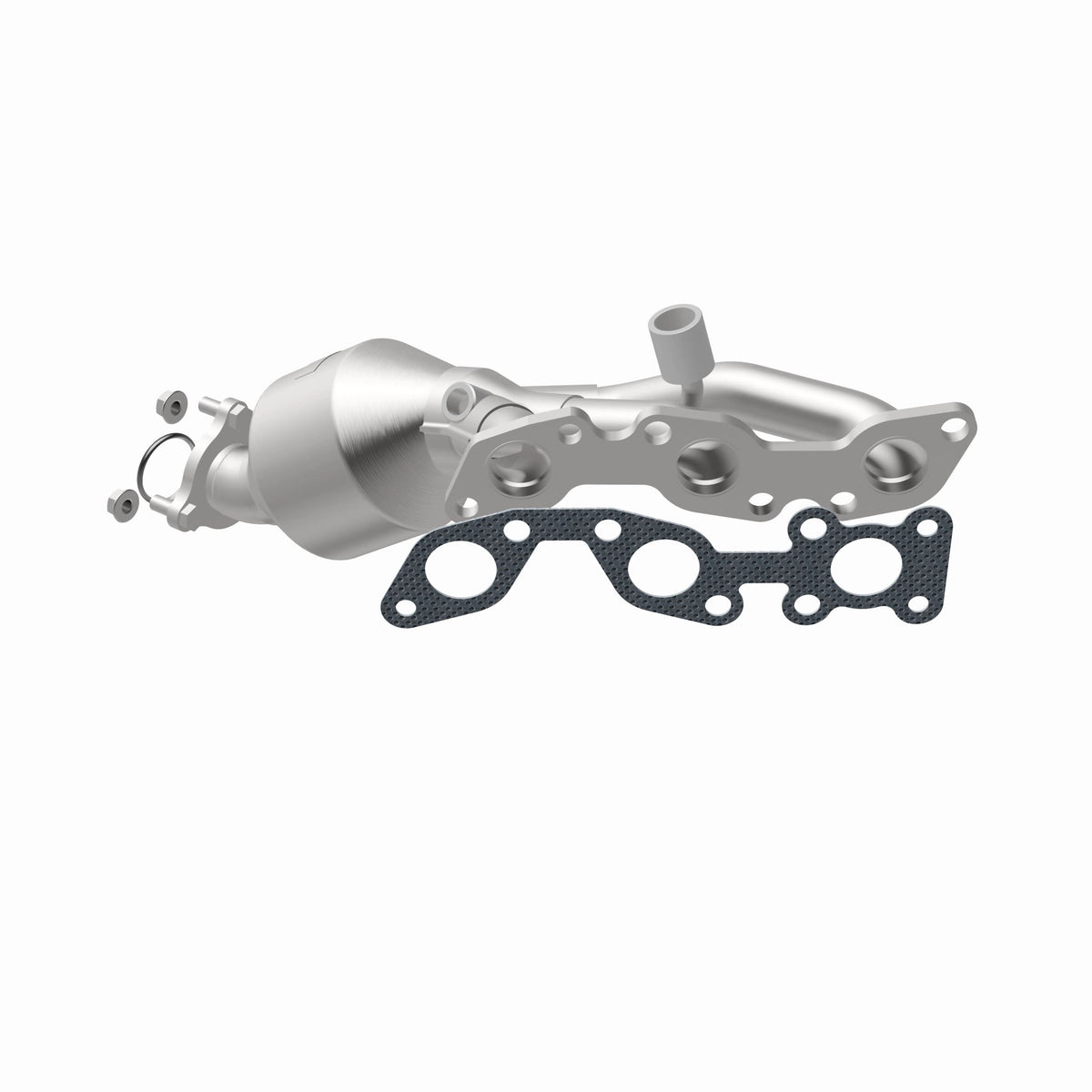 Catalytic Converter with Integrated Exhaust Manifold for HM Grade Federal / EPA Compliant Direct-Fit Manifold Catalytic