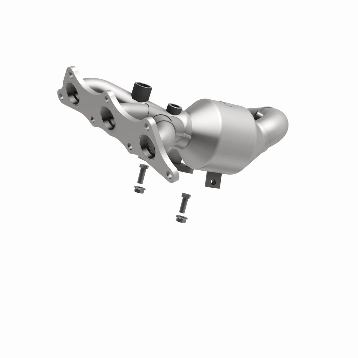 Catalytic Converter with Integrated Exhaust Manifold for HM Grade Federal / EPA Compliant Direct-Fit Manifold Catalytic