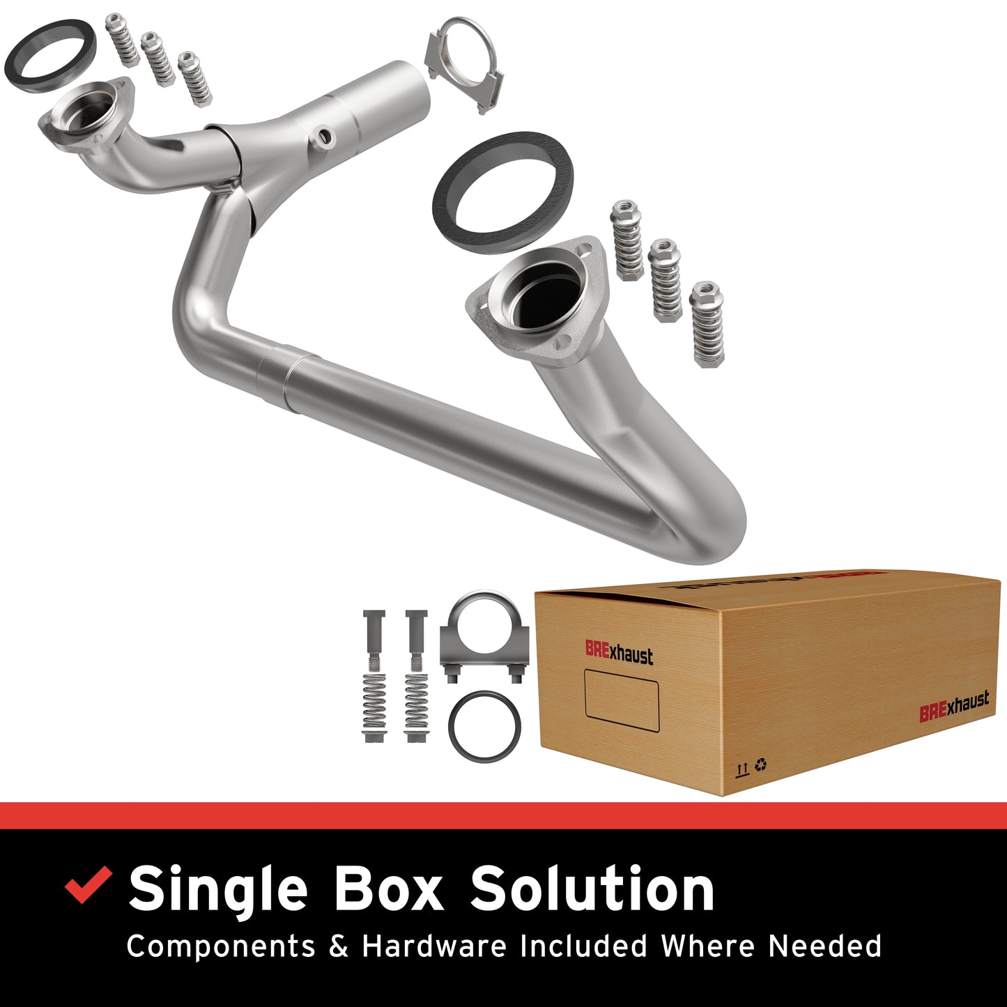 1988-1993 Chevrolet C1500 Direct-Fit Front Pipe Kit 107-0174