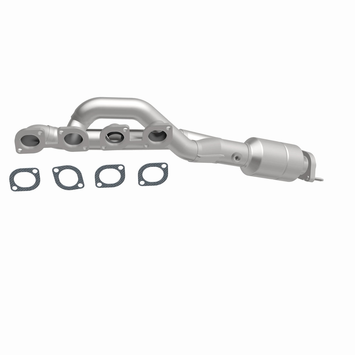 Catalytic Converter with Integrated Exhaust Manifold for HM Grade Federal / EPA Compliant Direct-Fit Manifold Catalytic