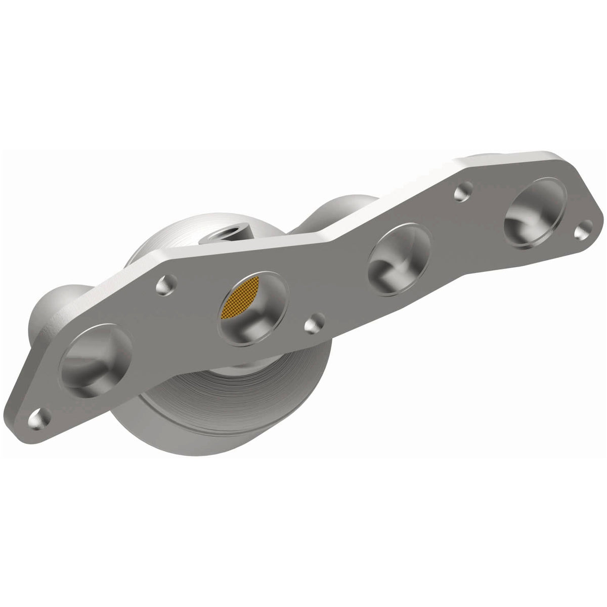 Catalytic Converter with Integrated Exhaust Manifold for HM Grade Federal / EPA Compliant Direct-Fit Manifold Catalytic