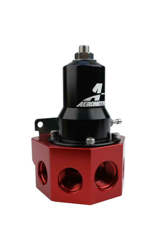 Fuel Pressure Regulator Adjustable Fuel Pressure Universal Fit Aeromotive 13133-BGPL