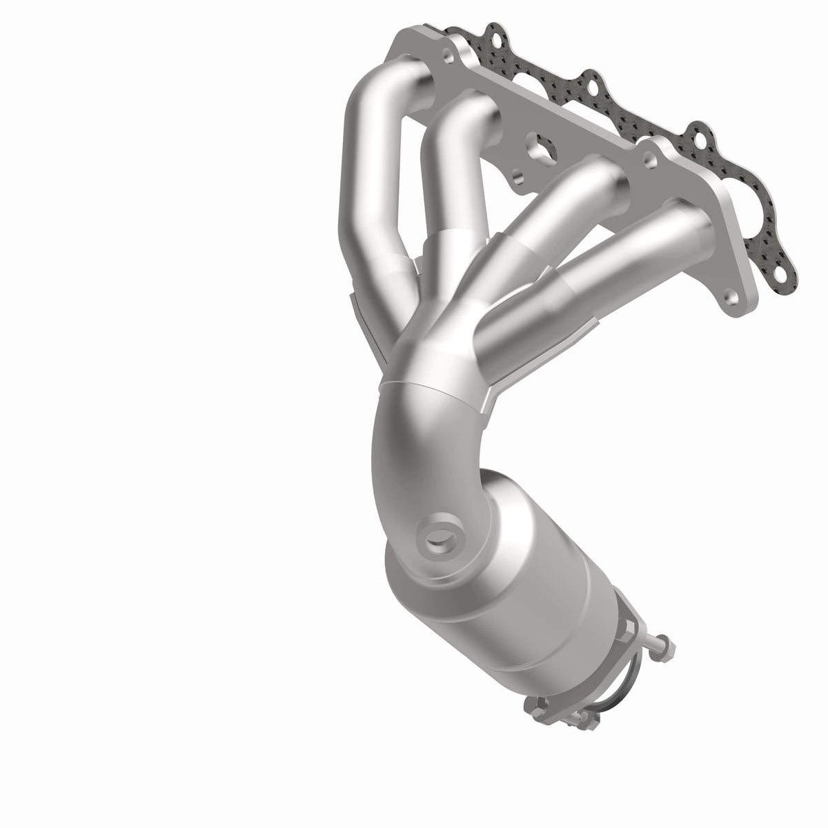 Catalytic Converter with Integrated Exhaust Manifold for HM Grade Federal / EPA Compliant Direct-Fit Manifold Catalytic