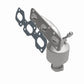 Catalytic Converter with Integrated Exhaust Manifold for HM Grade Federal / EPA Compliant Direct-Fit Manifold Catalytic