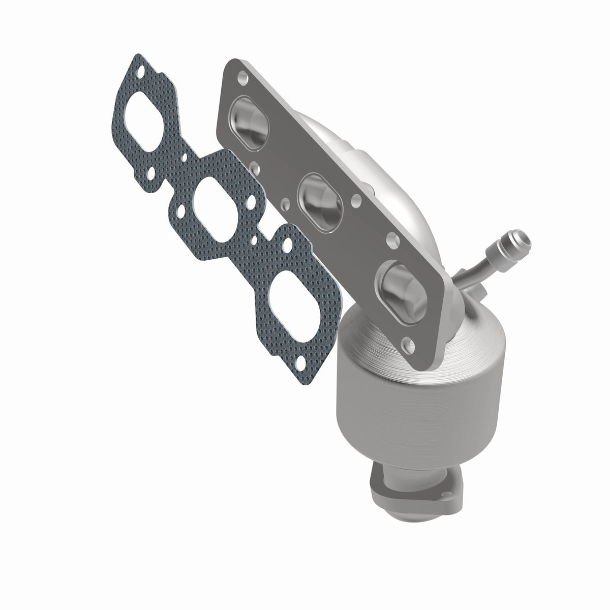 Catalytic Converter with Integrated Exhaust Manifold for HM Grade Federal / EPA Compliant Direct-Fit Manifold Catalytic