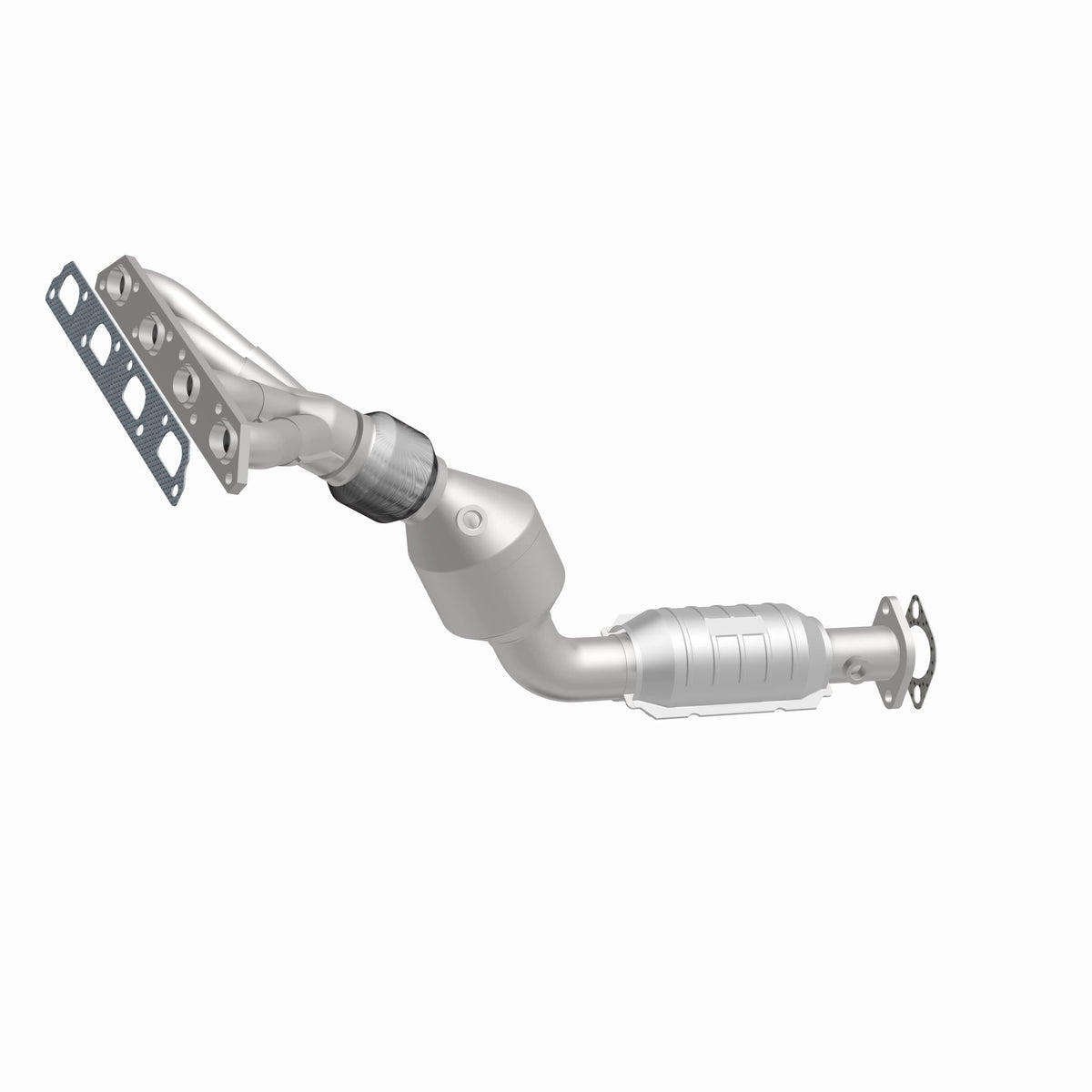 Catalytic Converter with Integrated Exhaust Manifold for HM Grade Federal / EPA Compliant Direct-Fit Manifold Catalytic