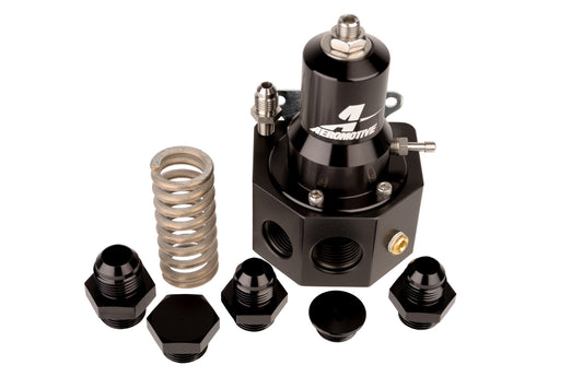 Fuel Pressure Regulator Adjustable Fuel Pressure Universal Fit Aeromotive 13110-BGPL