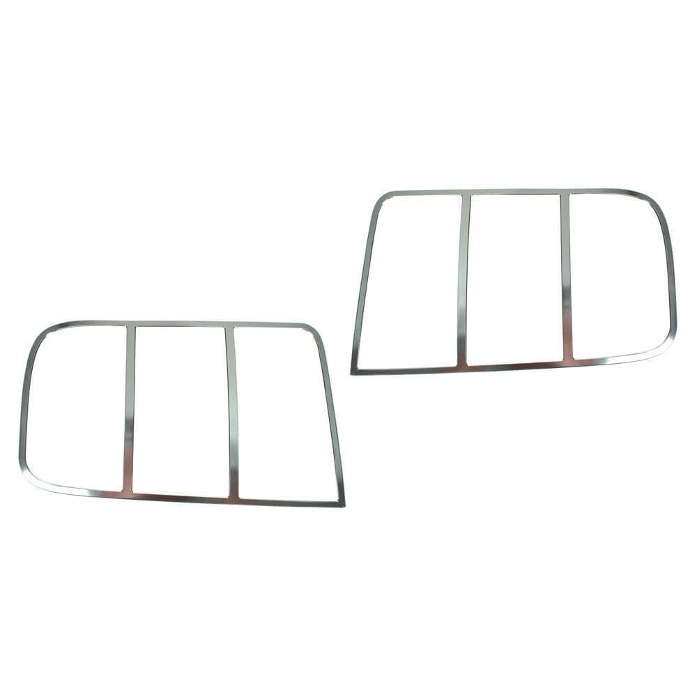 Tail Light Bezel ChromeFinish Aluminum fits FordMustang 05-09 Drake 5R3Z-13489-C