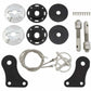 Billet/SS Hood Pin Set fits Ford Mustang 05-09 Drake Muscle Cars -5R3Z-6316892-K