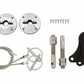 Billet/SS Hood Pin Set fits Ford Mustang 05-09 Drake Muscle Cars -5R3Z-6316892-K